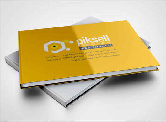 فایل psd موکاپ جلد یا کاور کتاب بصورت لایه باز