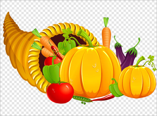 فایل png دوربری شده کدو تنبل بصورت ترانسپرنت