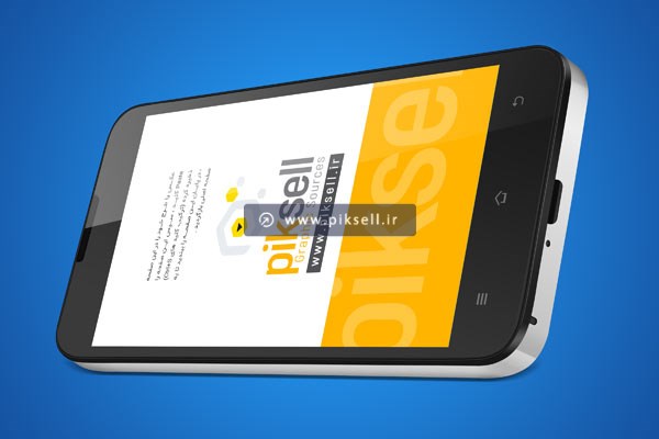 فایل psd لایه باز موکاپ یا پیش نمایش گوشی موبایل