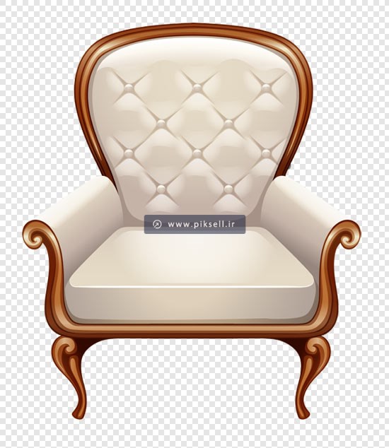 دانلود فایل png مبل تک نفره بصورت ترانسپرنت