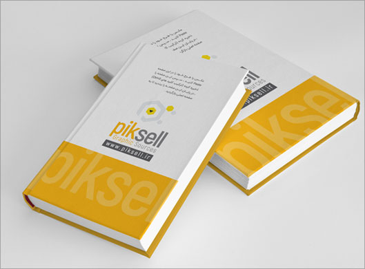 دانلود فایل psd موکاپ طرح رو و پشت جلد کتاب