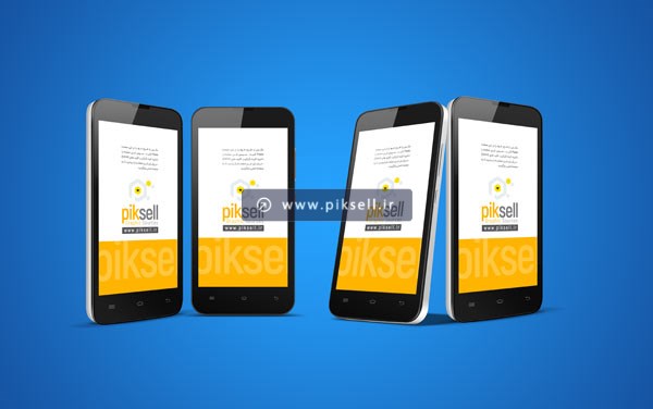 دانلود فایل psd پیش نمایش گوشی های موبایل بصورت لایه باز