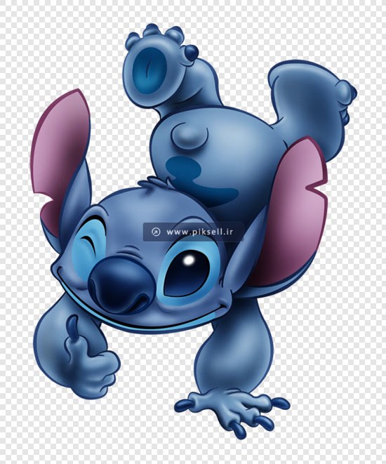 دانلود فایل دوربری شده کاراکتر کارتونی لیلو و استیچ (Lilo & Stitch)