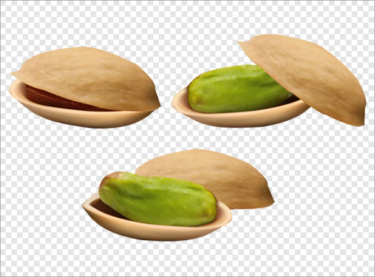 فایل ترانسپرنت پسته بصورت دوربری شده png