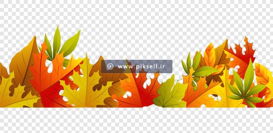 دانلود فایل png برگهای زیبای پاییزی بصورت دوربری شده