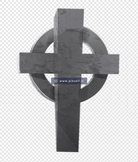 دانلود فایل png سنگ قبر به صورت صلیب