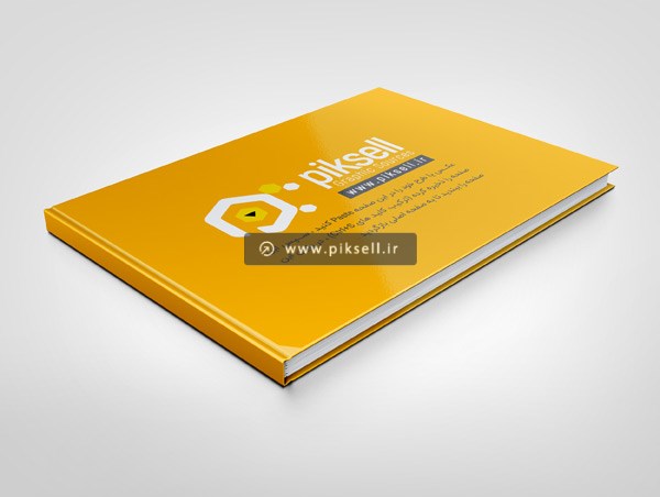 دانلود فایل psd لایه باز نمایش کاور یا جلد کتاب با صفحات افقی