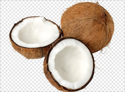 تصویر دوربری شده نارگیل ، ارائه شده با فرمت png و با کیفیت بالا