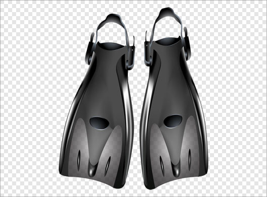فایل png دوربری شده کفش های غواصی
