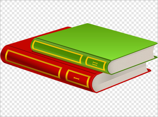 فایل دوربری شده کتاب بصورت png بدون زمینه