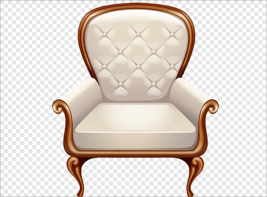 دانلود فایل png مبل تک نفره بصورت ترانسپرنت