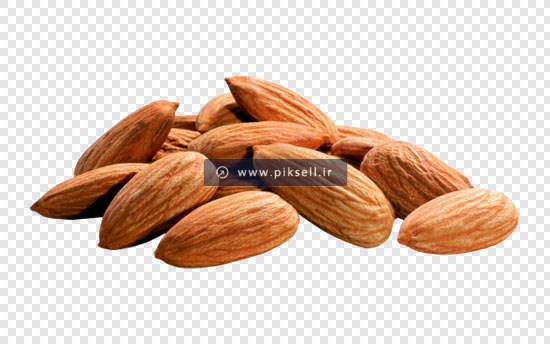 فایل png دوربری شده مغز بادام بصورت ترانسپرنت