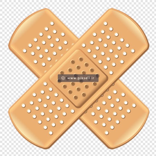 فایل png دوربری شده چسب زخم بصورت ترانسپرنت