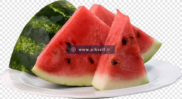 فایل png دوربری شده بشقاب هندوانه