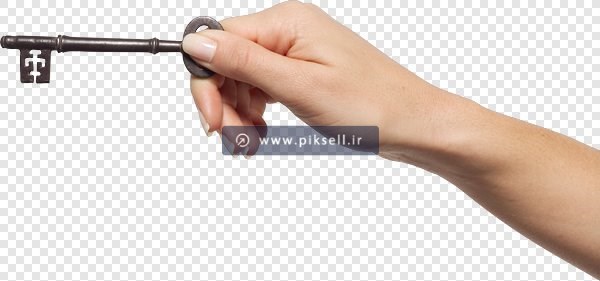 فایل دوربری شده کلید در دست بصورت ترانسپرنت png