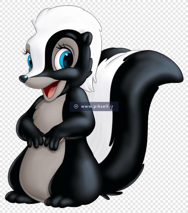 فایل دوربری شده سمور بصورت کارتونی png