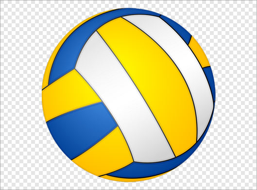 فایل png توپ والیبال بصورت ترانسپرنت و بدون بکگراند