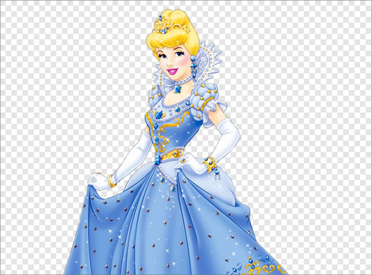 دانلود فایل png کاراکتر کارتونی پرنسس و شاهزاده (سیندرلا)