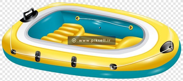فایل png با طرح قایق بادی بصورت ترانسپرنت