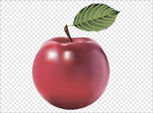 فایل png سیب قرمز بصورت دوربری شده