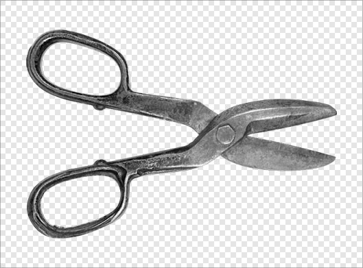 دانلود فایل png دوربری شده قیچی فلزی