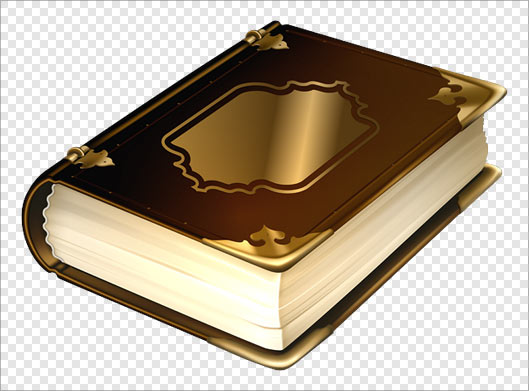 فایل png کتاب قدیمی با قطر زیاد بصورت ترانسپرنت