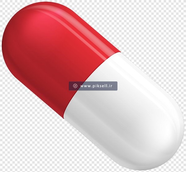 فایل png کپسول بصورت دوربری شده