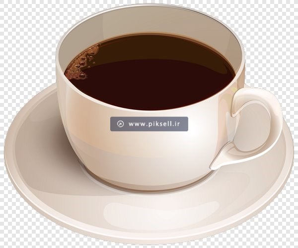 دانلود فایل png فنجان قهوه تلخ بصورت دوربری شده