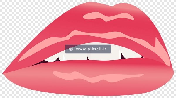 دانلود فایل png لب قرمز بصورت ترانسپرنت