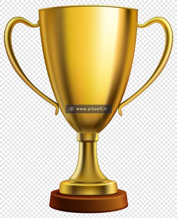 دانلود فایل png جام و کاپ طلا (مقام اول)
