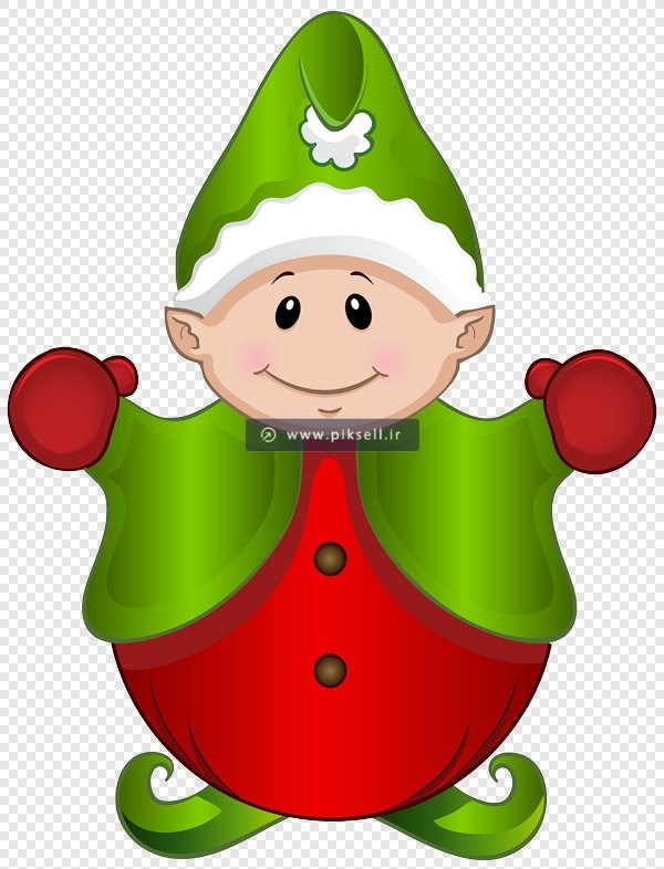 دانلود فایل png کاراکتر کارتونی سبز پوش بصورت ترانسپرنت