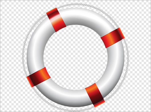 فایل png دوربری شده تیوب نجات