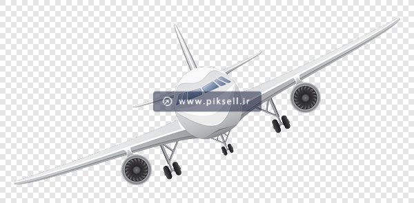 فایل png دوربری شده هواپیما بصورت گرافیکی