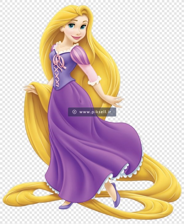 دانلود فایل png کاراکتر کارتونی دختر کارتون گیسو کمند