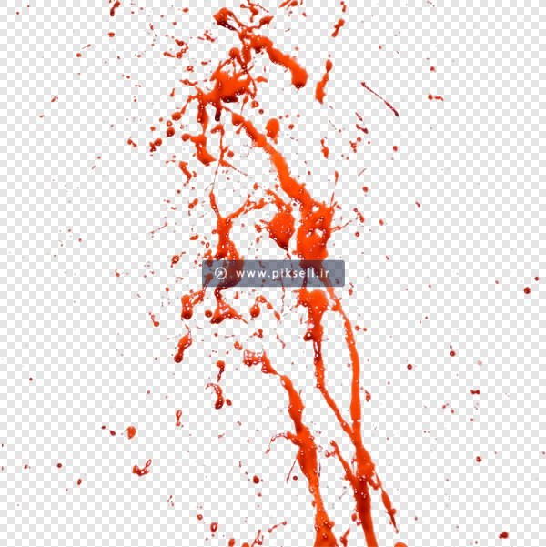 دانلود فایل png دوربری شده با طرح خون های پاشیده شده