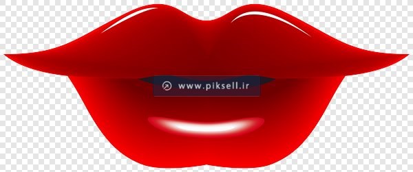 فایل png دوربری شده لب قرمز بصورت ترانسپرنت