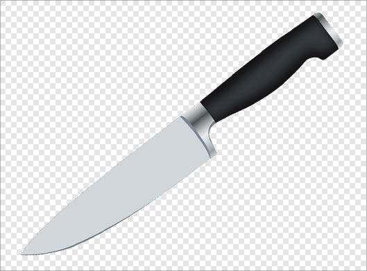 فایل دوربری شده چاقو و کارد تیز بصورت ترانسپرنت