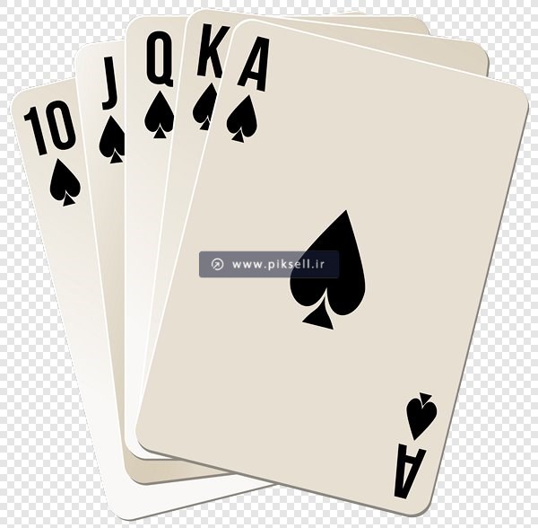فایل png دوربری شده 5 عدد کارت پاسور قرار گرفته روی هم