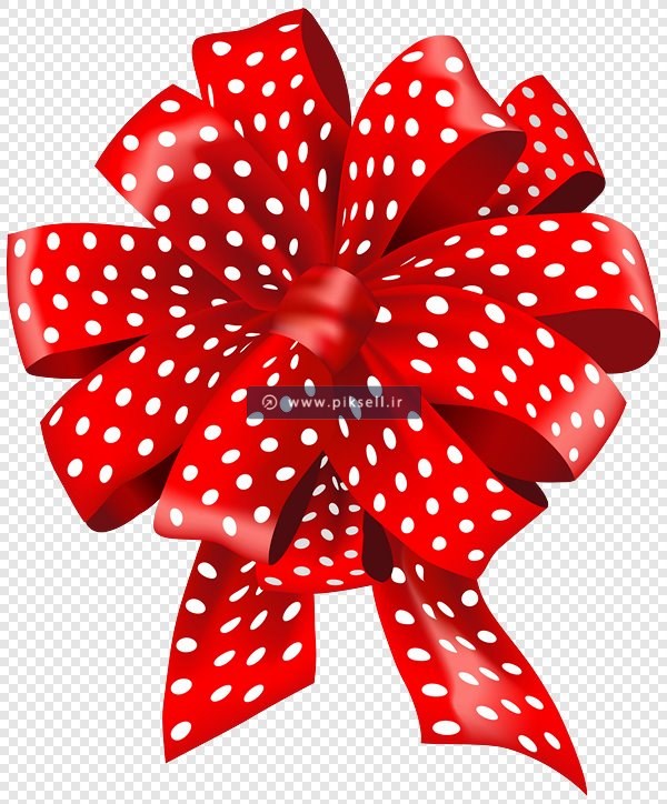 فایل png پایپون قرمز رنگ بصورت دوربری شده