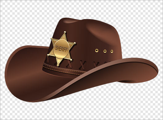 دانلود فایل png کلاه کابوی بصورت ترانسپرنت