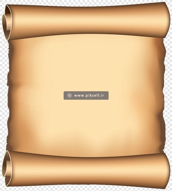 دانلود فایل png دوربری شده و ترانسپرنت طومار قدیمی