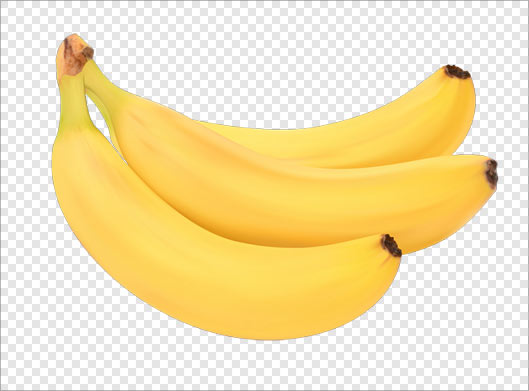 فایل png موزهای زرد بصورت ترانسپرنت