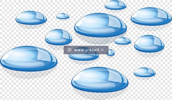 فایل png قطرات باران یا آب بصورت دوربری شده