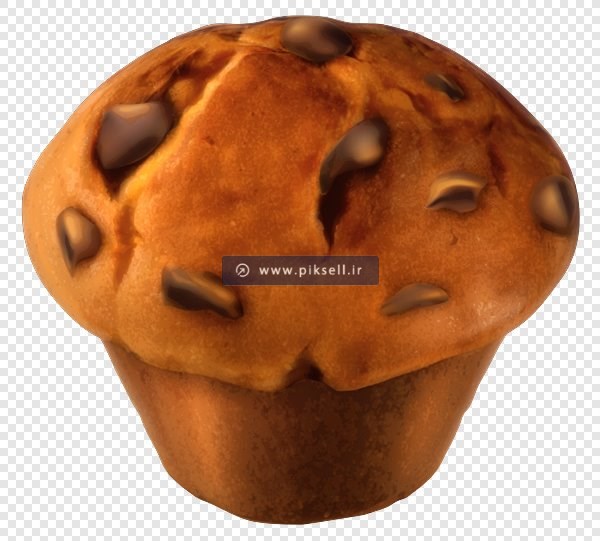 فایل png دوربری شده کاپ کیک شکلاتی