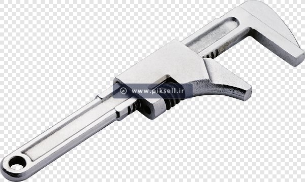 فایل دوربری شده آچار لوله گیر بصورت ترانسپرنت png