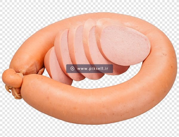 فایل دوربری شده ترانسپرنت سوسیس گوشت با فرمت png