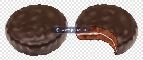 فایل png کولچه های کاکائویی خوشمزه