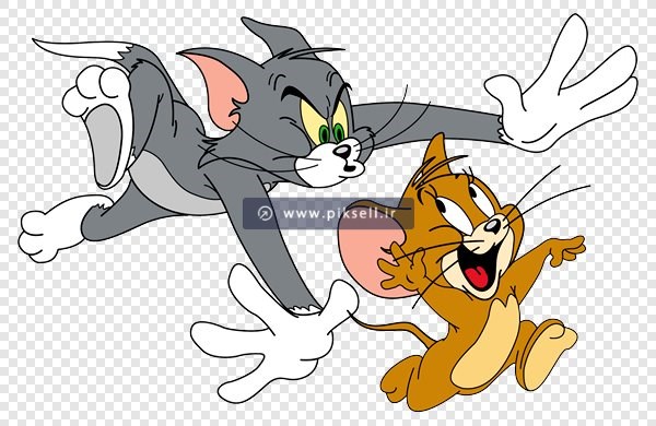فایل png موش و گربه یا تام و جری