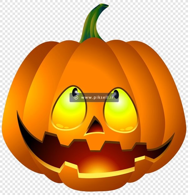 فایل png با طرح کدوی هالووین بصورت ترانسپرنت