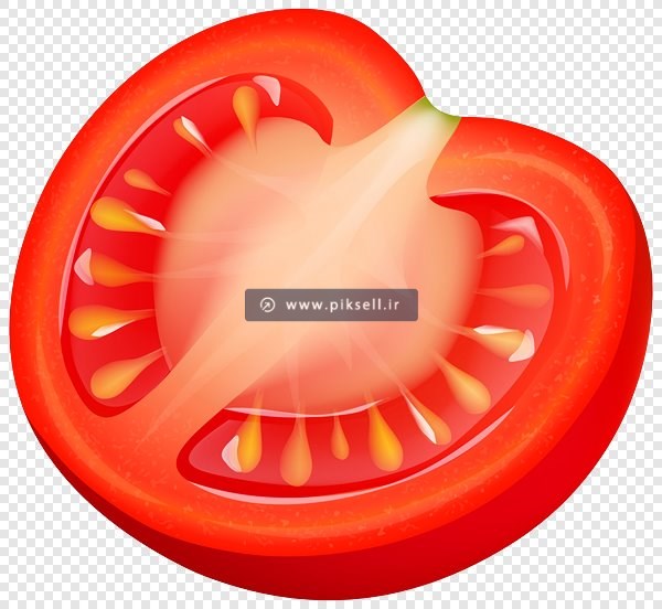 دانلود فایل png گوجه قرمز برش شده